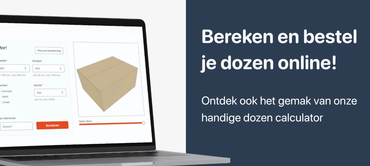 Probeer onze nieuwe dozen calculator!