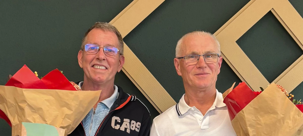Dubbel feest: 25-jarig jubileum voor Theo en Nadil